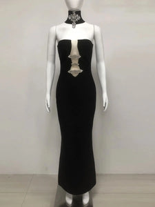 BASMA Bandage Long Dress