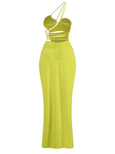 MARRIANE FANNIN Cut Out Long Dress