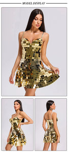 SVEA JOSEPHY Mirror Mini Dress