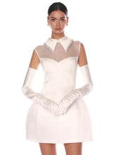 Load image into Gallery viewer, BARBARA JEPPE Mini Dress w/ Gloves
