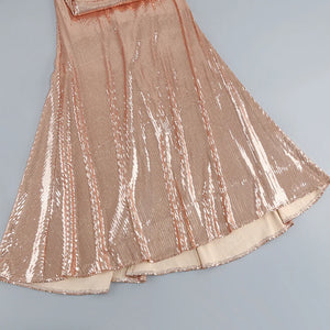 BURMILLIA Sequin Long Dress