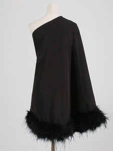 BLUE One Shoulder Mini
