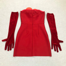 Load image into Gallery viewer, SARAH BRITTEN Bandage Mini w/ Gloves
