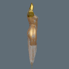 Load image into Gallery viewer, BESAN Mesh Crystal Dress

