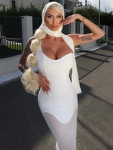 Load image into Gallery viewer, MBALI DHLAMINI Long Bandage Dress
