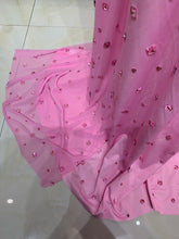 Load image into Gallery viewer, XIAMEN Pink Crystal Corset Gown
