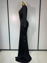 Load image into Gallery viewer, HEFEI Black Plunging Gown
