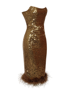 FINCHES Sequin Midi