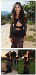 ARABELLA ELIZABETH See Through Long Dress