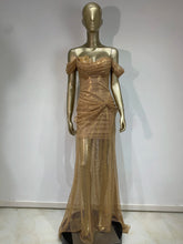 Load image into Gallery viewer, FEVERFEW Crystal Long Dress
