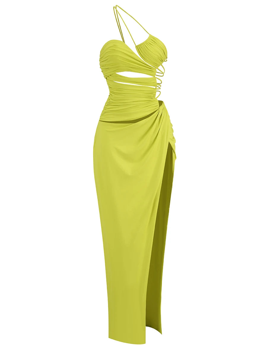 MARRIANE FANNIN Cut Out Long Dress