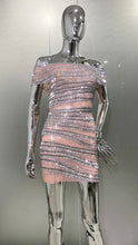 Load image into Gallery viewer, AJWAIN Crystal Mini Dress
