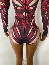 Load image into Gallery viewer, SHENYANG Rhinestone Bodysuit
