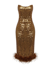 Load image into Gallery viewer, FINCHES Sequin Midi
