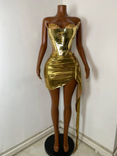 Load image into Gallery viewer, CHENGDU Metallic Corset Set
