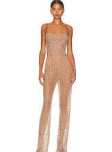 Load image into Gallery viewer, COLOU Crystal Mesh Jumpsuit
