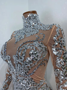SHENZHEN Sequinned Mini Dress