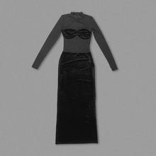 Load image into Gallery viewer, BERNI SEARLE Velvet Maxi Dress
