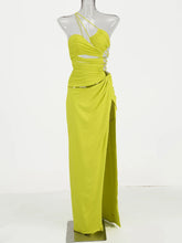 Load image into Gallery viewer, MARRIANE FANNIN Cut Out Long Dress
