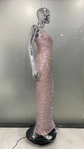 AAMCHUR Crystal Long Dress