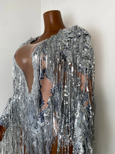 Load image into Gallery viewer, SHANGHAI Silver Tassel Playsuit
