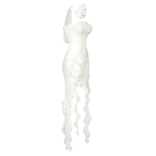 Load image into Gallery viewer, CHAFFINCH Mesh Ruffle Dress
