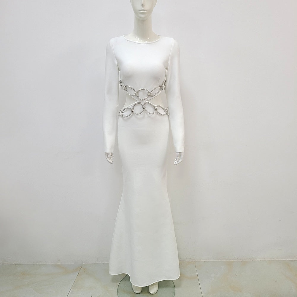 KATIEL Bandage Long Dress