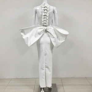 NANDIPHA MNTAMBO Backless Bow Gown