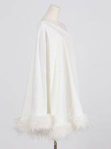 BLUE One Shoulder Mini