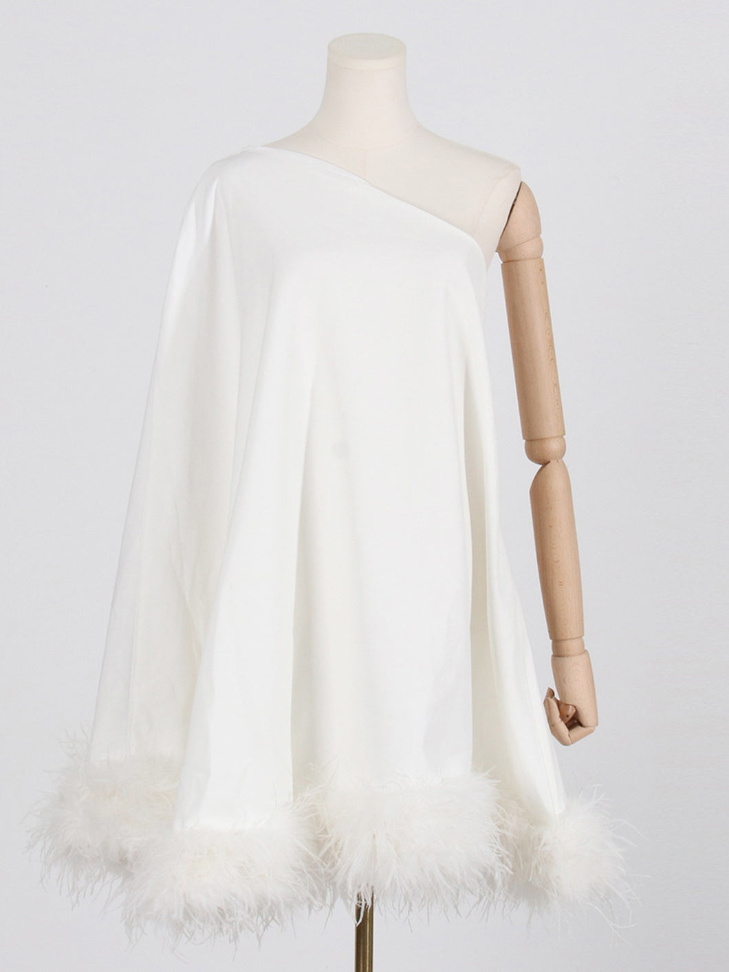 BLUE One Shoulder Mini