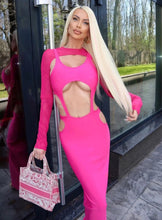Load image into Gallery viewer, COMMON Bandage Cutout Mesh Sleeve Set
