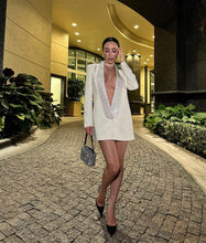 Load image into Gallery viewer, VULTURE Backless Blazer Dress
