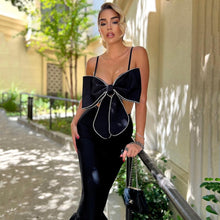 Load image into Gallery viewer, RUBRA Bow Bandage Midi
