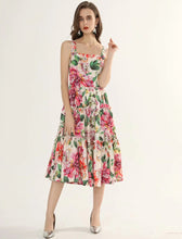 Load image into Gallery viewer, VESTIA Floral Midi Dress
