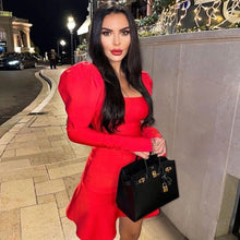Load image into Gallery viewer, BINDINGA Bandage Mini Dress
