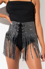 Load image into Gallery viewer, CLOCKENFLAP Crystal Fringe  Skirt
