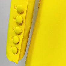 Load image into Gallery viewer, CARYA Yellow Blazer Pants Set
