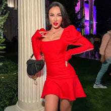 Load image into Gallery viewer, BINDINGA Bandage Mini Dress
