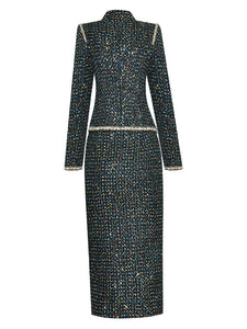 VERBENA Tweed Set