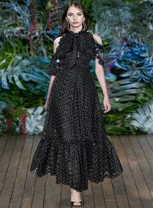 VERTICORDIA Maxi Dress