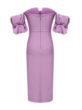 Load image into Gallery viewer, UNIOLA Off Shoulder Bandage Midi
