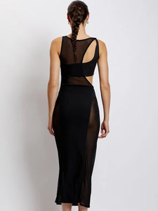 BASTAD Mesh Midi Dress