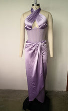 Load image into Gallery viewer, OCCIDENTALIS Long Satin Dress
