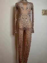 Load image into Gallery viewer, GIORGIO Crystal Jumpsuit
