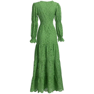 DENTATA Long Sleeve Maxi