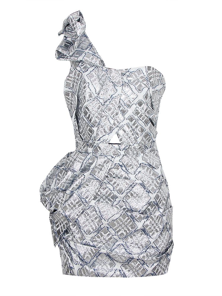 WACHENDORFIA One Shoulder Mini