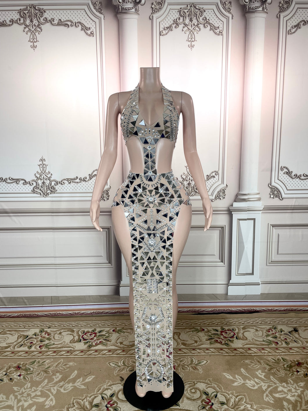 BULGARI Mesh Mirror Dress
