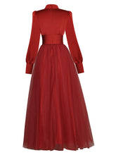 Load image into Gallery viewer, ELLOWWOOD Satin Tulle Dress

