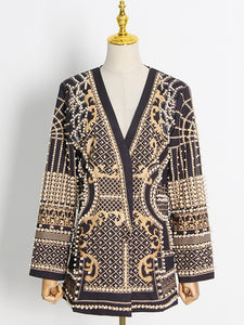 COPEY Beaded Blazer Dress