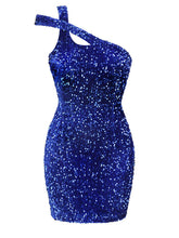 Load image into Gallery viewer, LENKORAN Sequin Mini Dress
